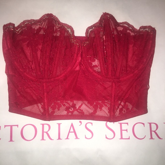 NWT Victoria’s Secret Dream Angels strapless red - Picture 3 of 9
